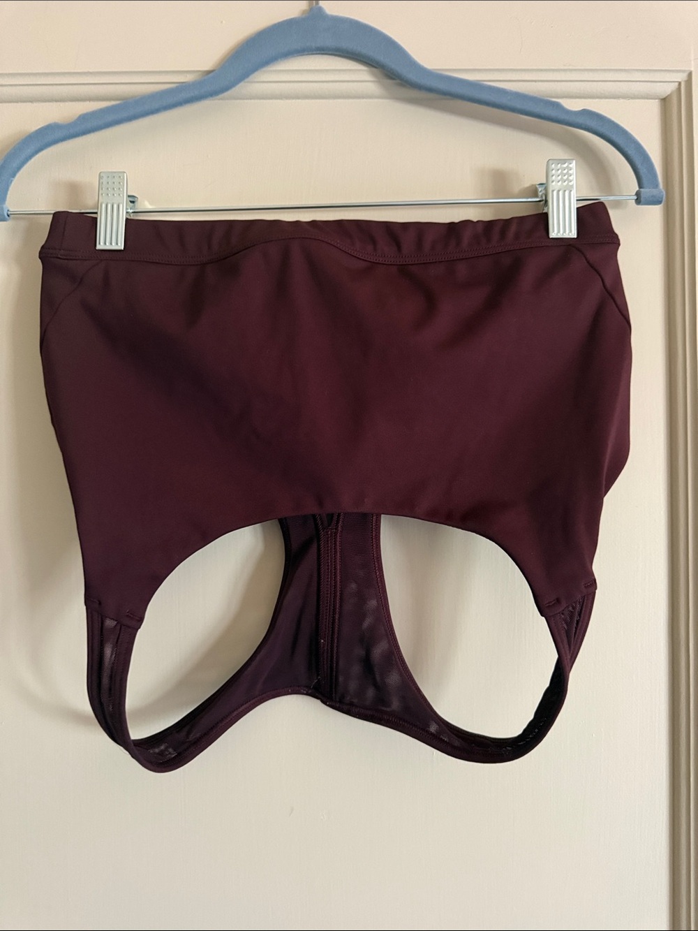 Athleta Burgundy High-Support Sports Bra